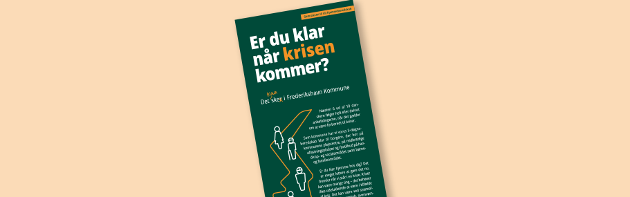 Banner med billede af beredskabsfolderens forside