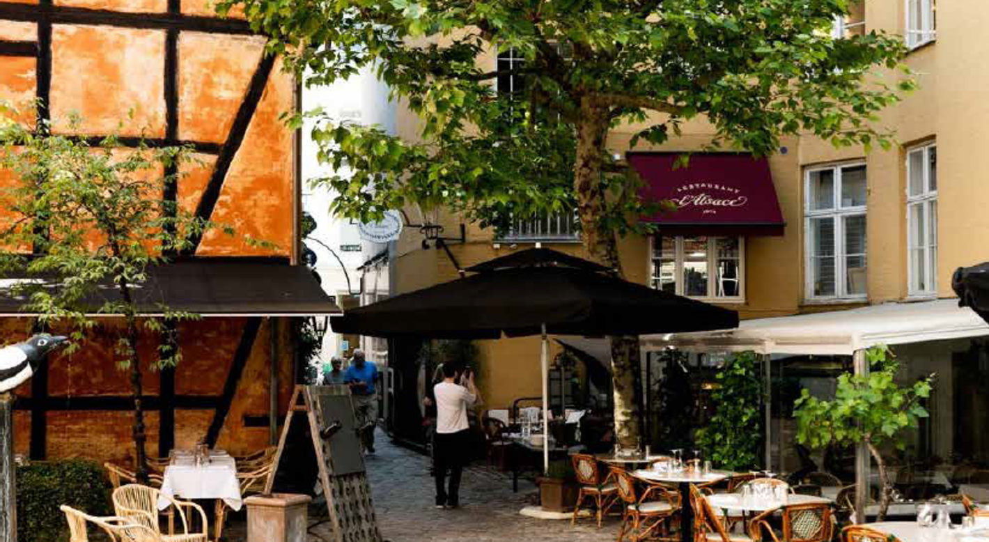 Aktivt gårdmiljø fra København