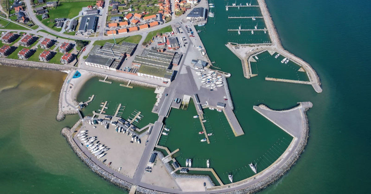 Modtagelse på Sæby Havn