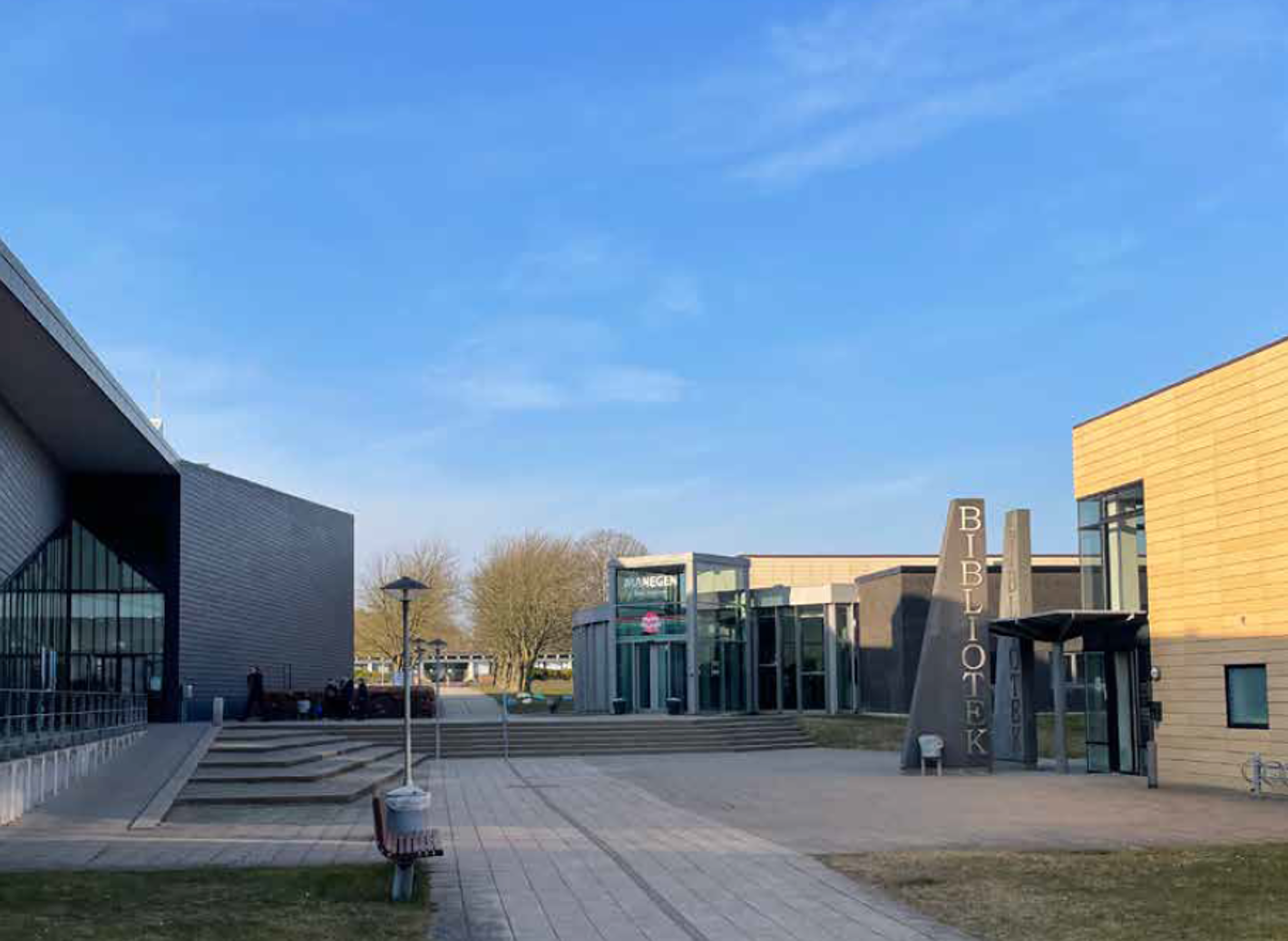 Kulturøen i Sæby med svømmehal, Manegen og biblioteket