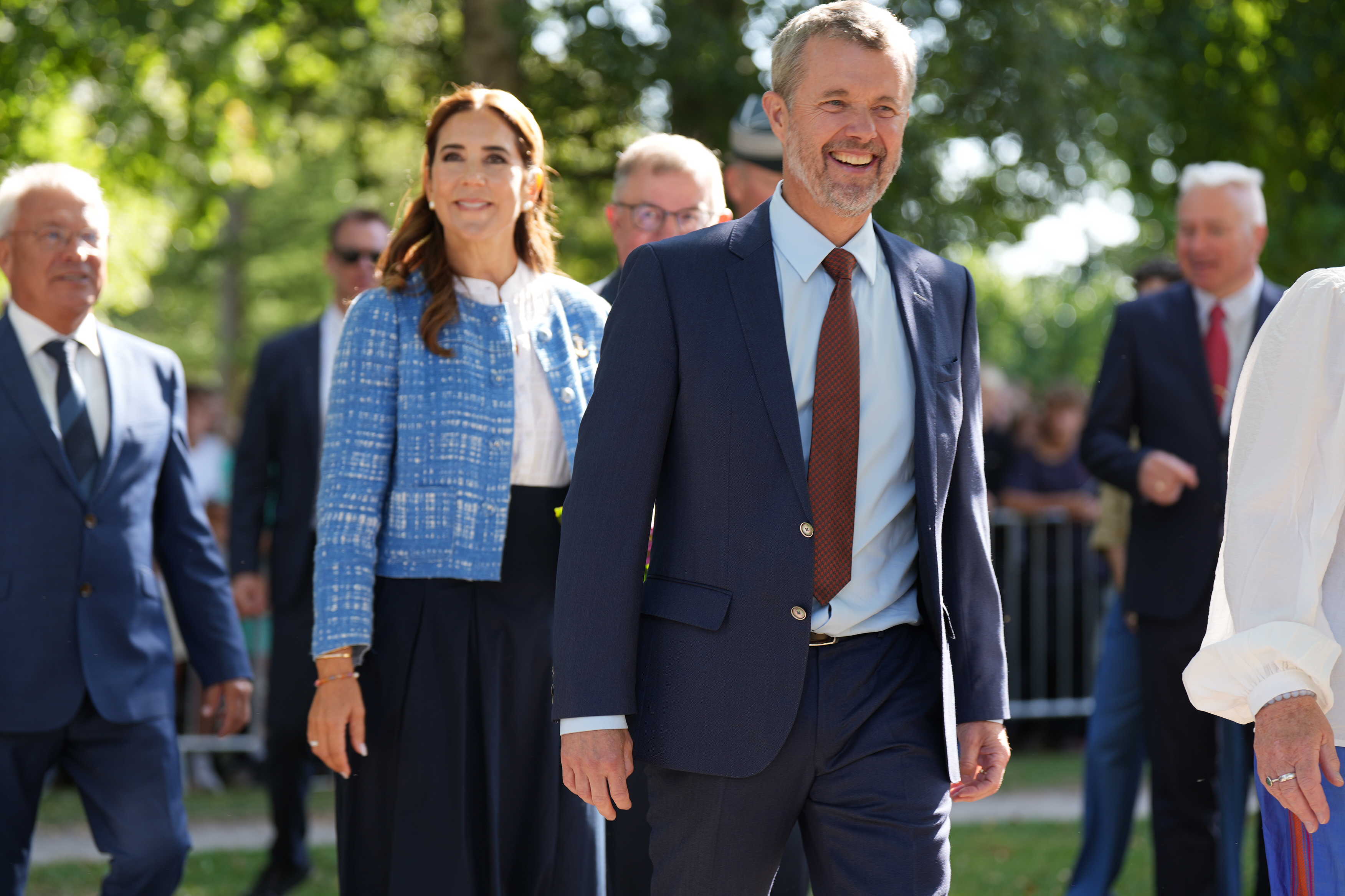 Kongen og Dronningen i Clasens Have 250825