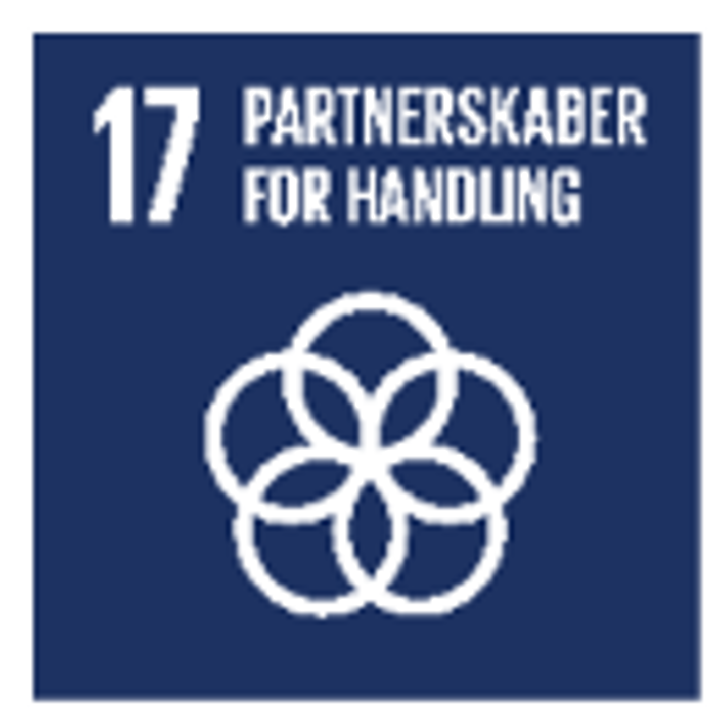 Ikon for verdensmål 17 (partnerskaber og handling)