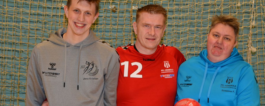 Kristian Simonsen, Jan Simonsen, Susanne Petersen - FFI Special Olympics Håndbold
