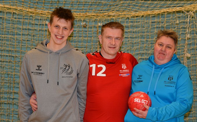 Kristian Simonsen, Jan Simonsen, Susanne Petersen - FFI Special Olympics Håndbold